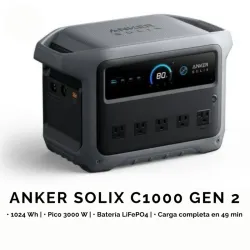 ANKER SOLIX C1000 GEN 2 - 1024Wh (3000W / 2000W) (REC)