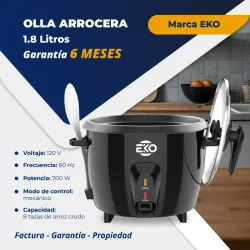 ARROCERA 1.8L EKO NEGRA (FAD)