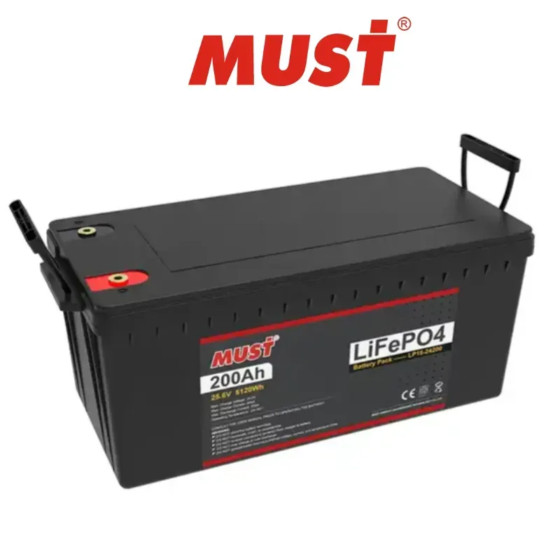 BATERÍA MUST 5.1KWh / 25.6V / 200Ah (NEW)