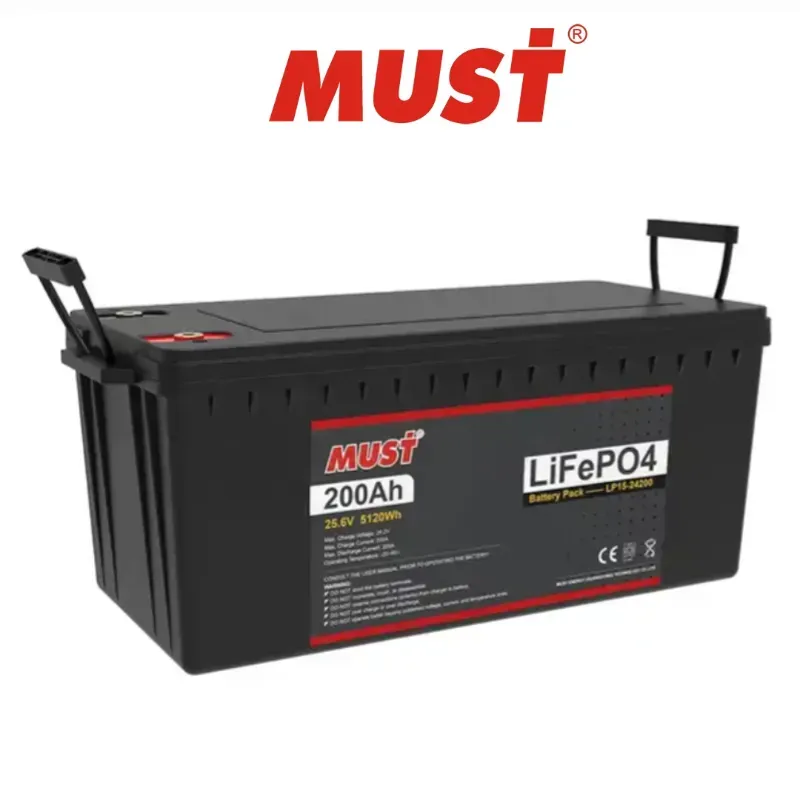 BATERÍA MUST 5.1KWh / 25.6V / 200Ah (NEW)