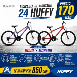 BICICLETA DE MONTAÑA / MTB 24" - HUFFY (ANG)
