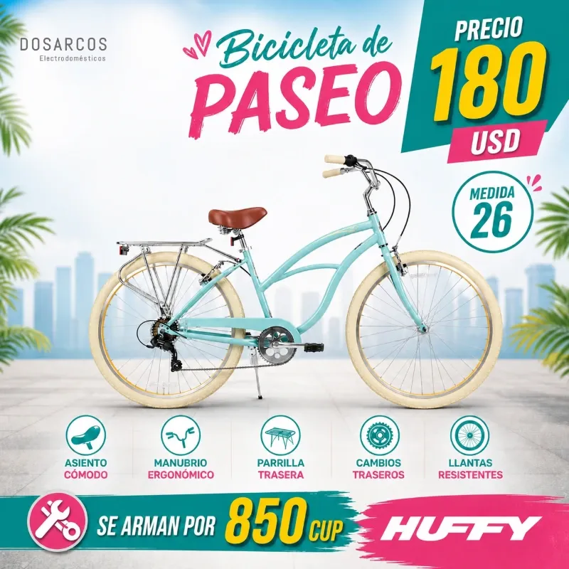 BICICLETA DE PASEO 26" - HUFFY (ANG)