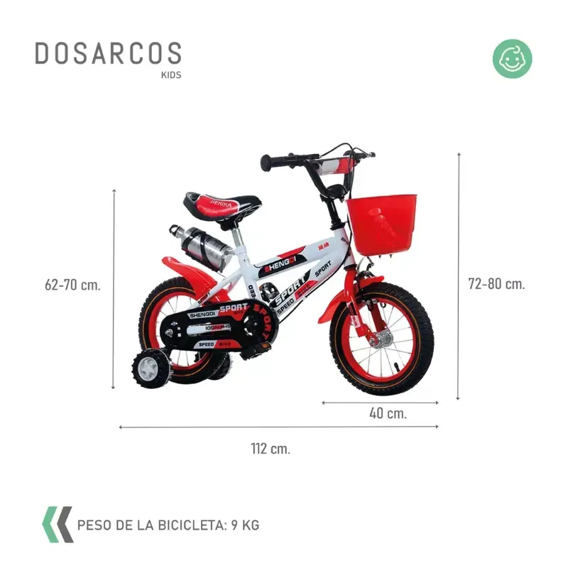 BICICLETA PARA NIÑOS 16" (LHZ)