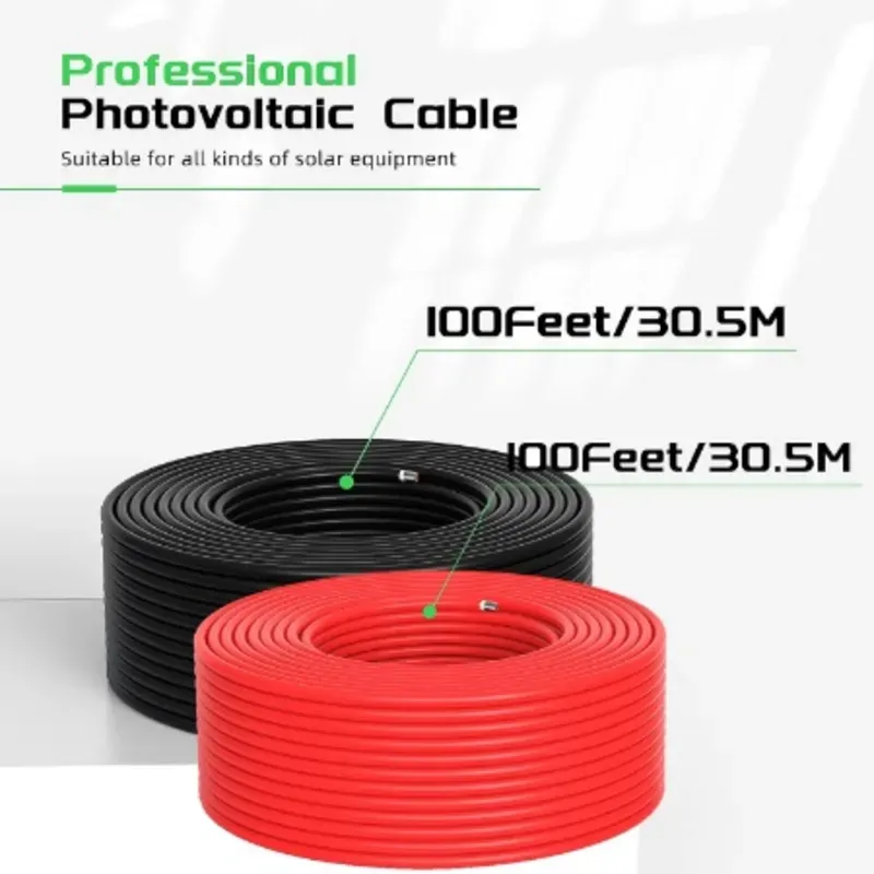 CABLE FOTOVOLTAICO 100 METROS NEGRO (VPT)