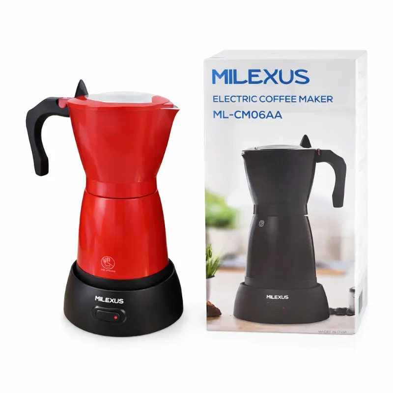 CAFETERA 3 - 6 TAZAS ELÉCTRICA MILEXUS (LHZ) 