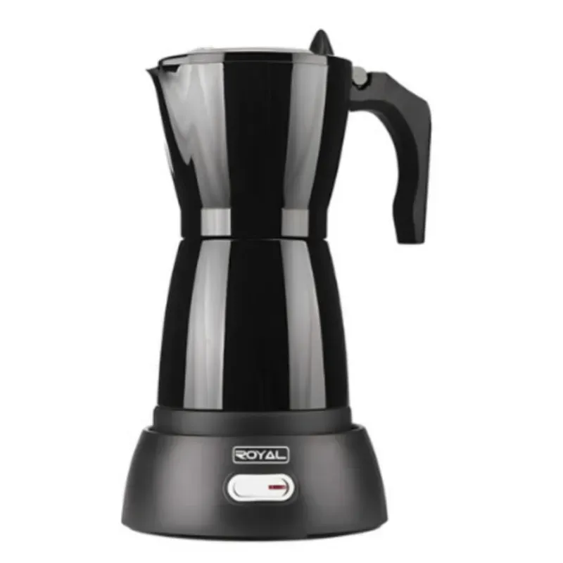 CAFETERA ELÉCTRICA ROYAL 6 TAZAS NEGRA (VPT)