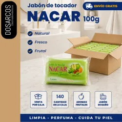CAJA DE JABÓN DE TOCADOR NACAR 100g - 140  JABONES (FAD)