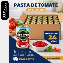 CAJA DE PASTA DE TOMATE 400g - 24 LATAS (FAD)