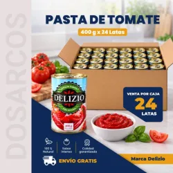 CAJA DE PASTA DE TOMATE 400g - 24 LATAS (FAD)