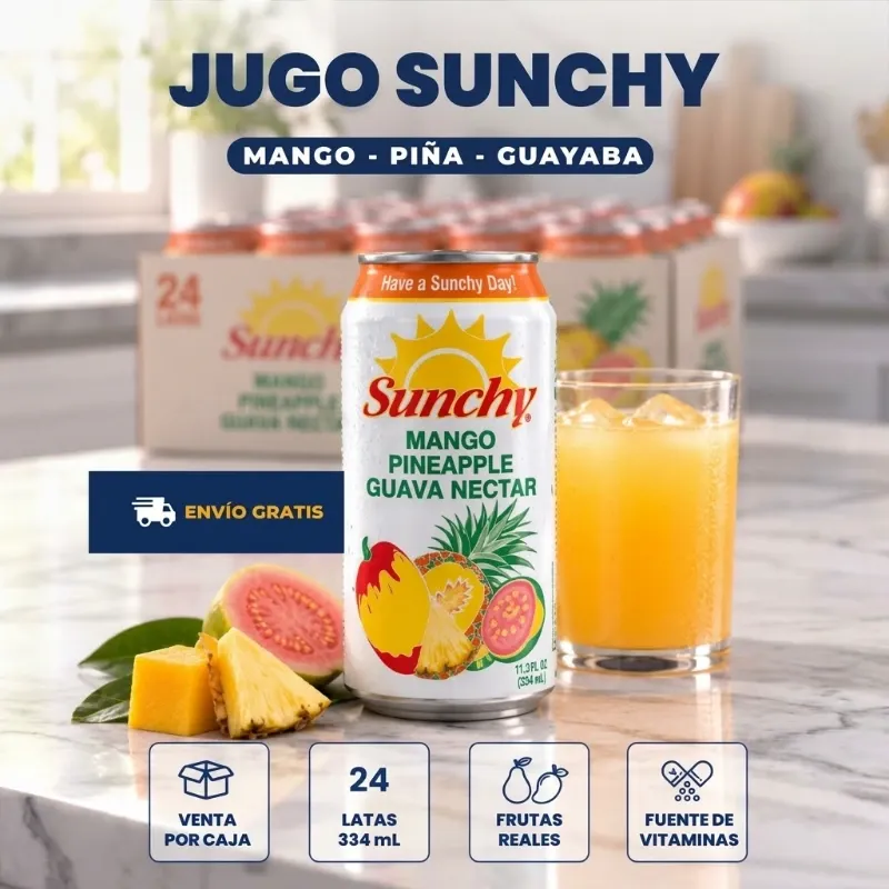 CAJA JUGO CÓCTEL 334 ML - 24 LATAS (FAD)
