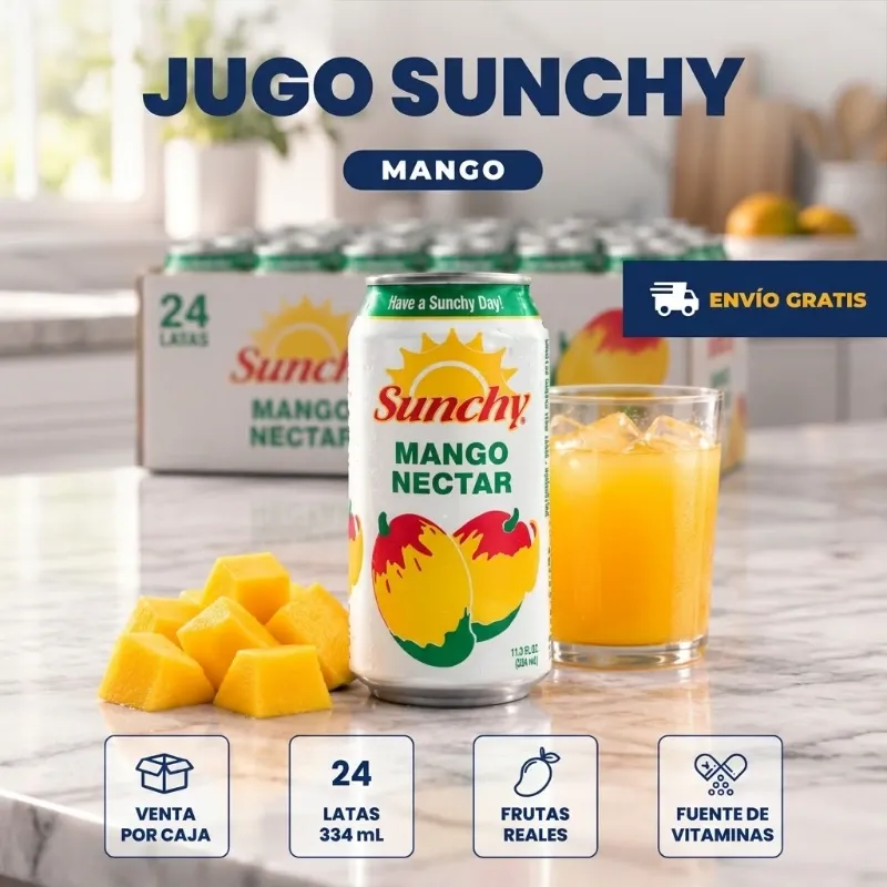 CAJA JUGO MANGO 334 ML - 24 LATAS (FAD)
