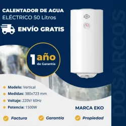 CALENTADOR DE AGUA 50L 220V EKO (FAD)