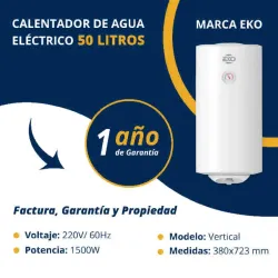CALENTADOR DE AGUA EKO 50L - RECOGIDA EN TIENDA
