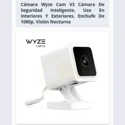 CÁMARA DE SEGURIDAD 1080P HD WYZE V3 (GyS)