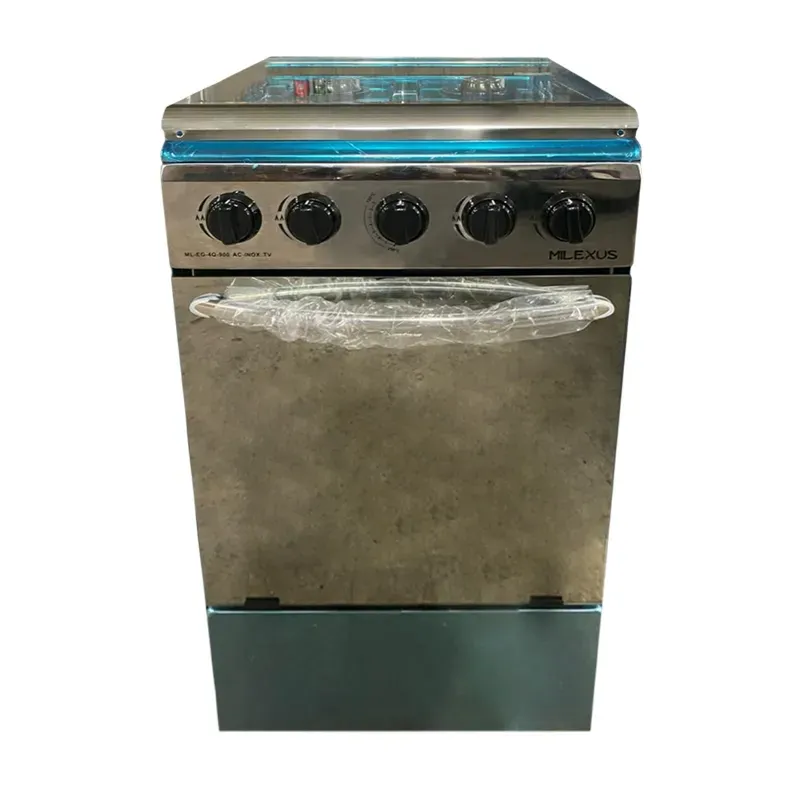 COCINA CON HORNO MILEXUS 4 HORNILLAS 20"