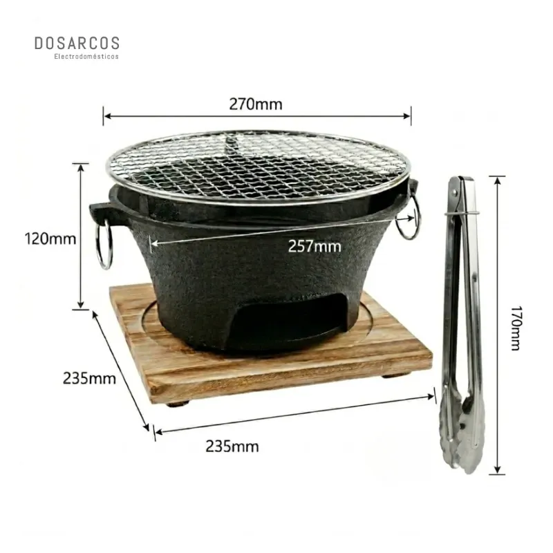 COCINA DE CARBÓN / PARRILLA HIBACHI (VPT)