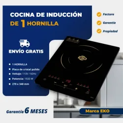 COCINA DE INDUCCIÓN 1500W EKO 1 HORNILLA (FAD)