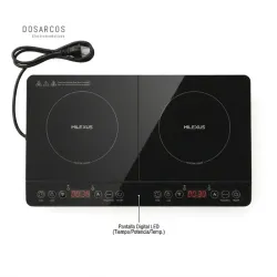 COCINA DE INDUCCIÓN 1800W MILEXUS 2 HORNILLAS (VPT)