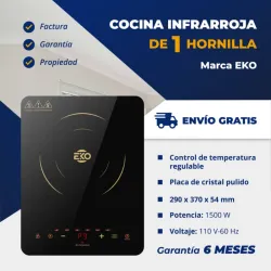 COCINA 1500W INFRARROJA EKO 1 HORNILLA (FAD)