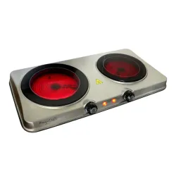 COCINA 1700W INFRARROJA MEGACHEF 2 HORNILLAS (LHZ)