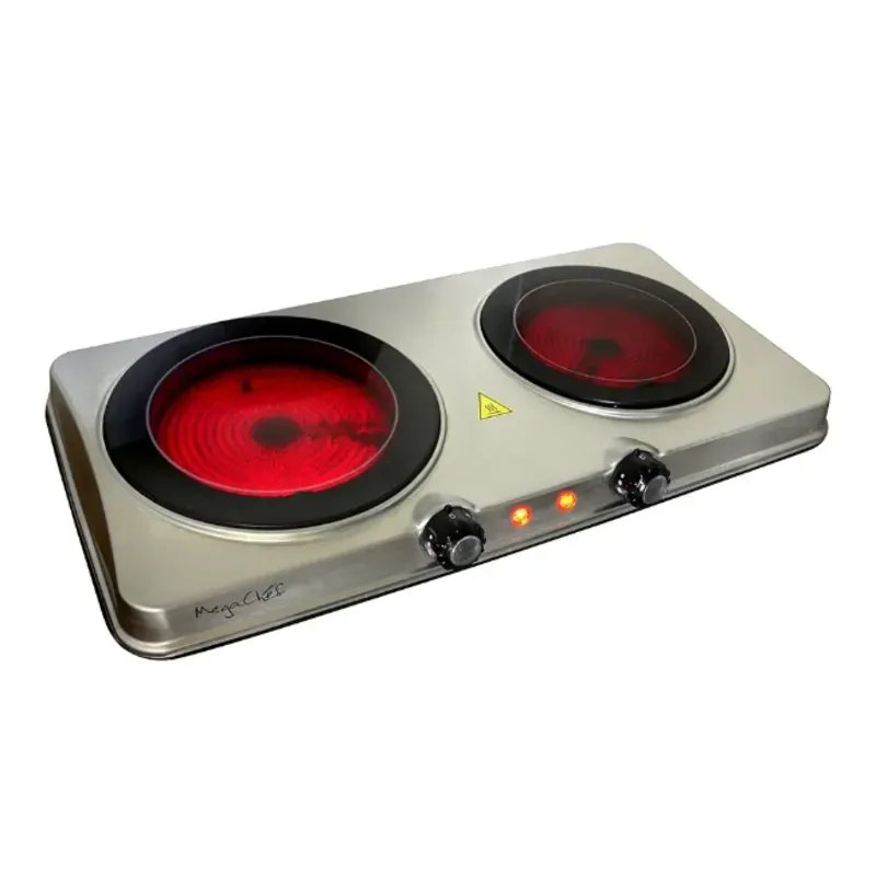 COCINA 1700W INFRARROJA MEGACHEF 2 HORNILLAS (LHZ)