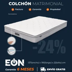 COLCHÓN MATRIMONIAL EÓN (AL VACÍO) (FAD)