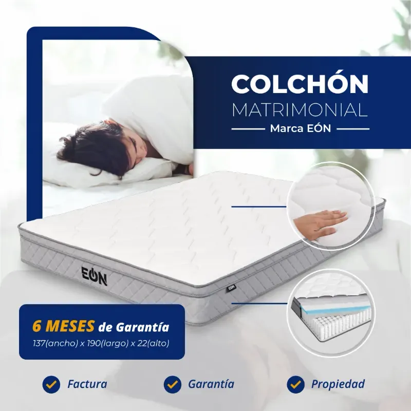 COLCHÓN MATRIMONIAL EÓN (AL VACÍO)