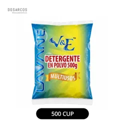 DETERGENTE EN POLVO 500g | 500 CUP (VPT)