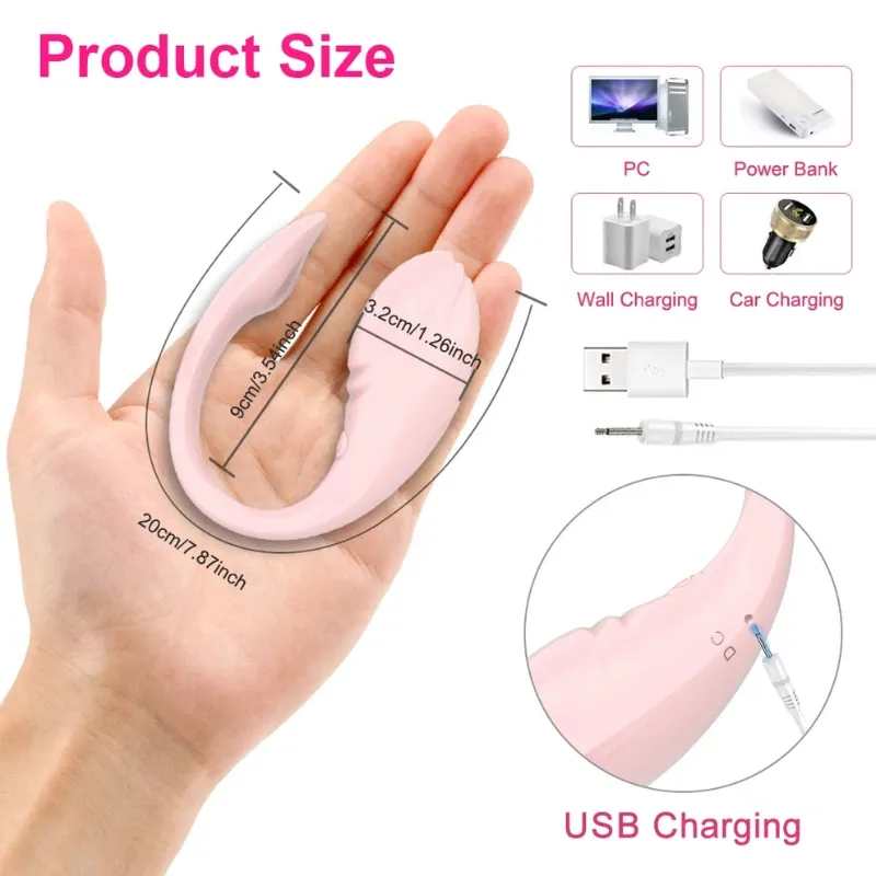 Dildo vibrador de ballena rosado + Control remoto (ATR)