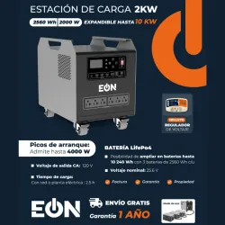 ESTACIÓN DE ENERGÍA (2560Wh / 2000W) EÓN + PROTECTOR DE VOLTAJE (FAD)