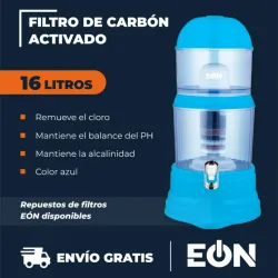 FILTRO DE AGUA 16L EÓN AZUL (FAD)