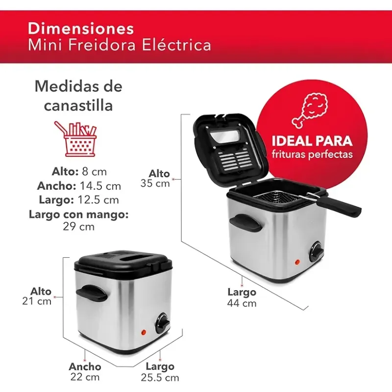 FREIDORA DE ACEITE 1.5L JMD (MNC)