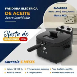 FREIDORA DE ACEITE 2.5L EKO (FAD)