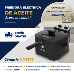 FREIDORA DE ACEITE 2.5L EKO (FAD)