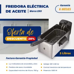 FREIDORA DE ACEITE 3L EKO (FAD)
