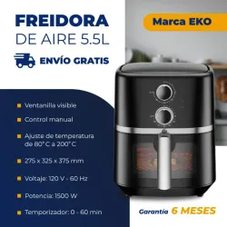FREIDORA DE AIRE 5.5L EKO (DH8228T) (FAD)