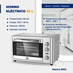 HORNO ELÉCTRICO 32L EKO (LHZ)