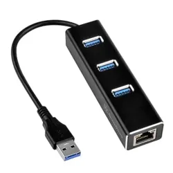 HUB DE RED LAN + 3 USB 3.0