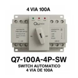 INTERRUPTOR DE TRANSFERENCIA AUTOMÁTICO 4P/100A (VPT)