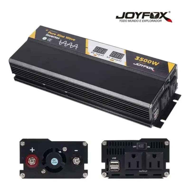 INVERSOR 3500W 12V A 110V + CARGADOR