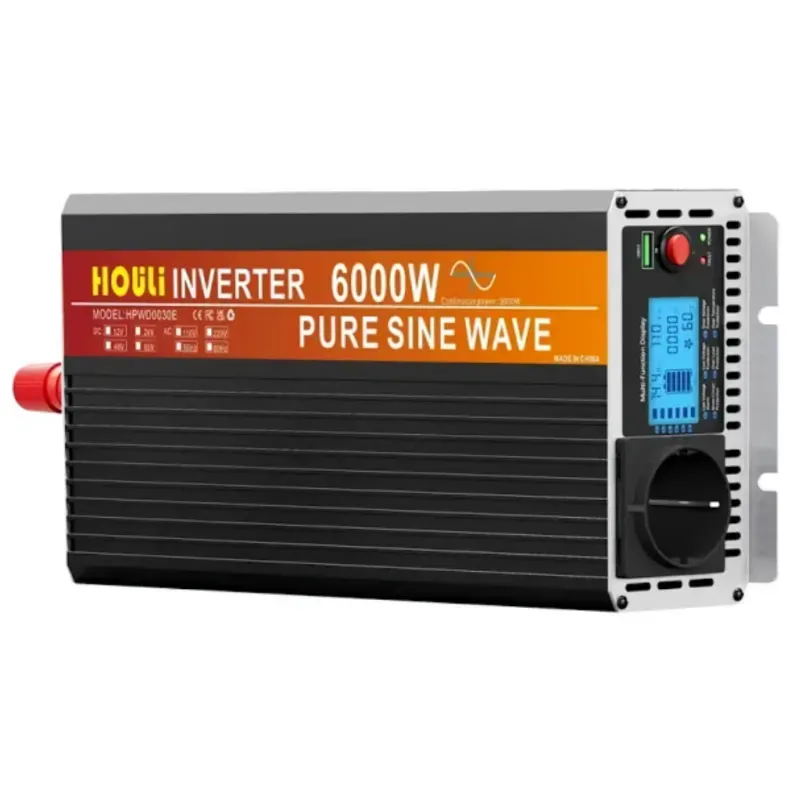 INVERSOR 6000W 12V A 220V + CARGADOR