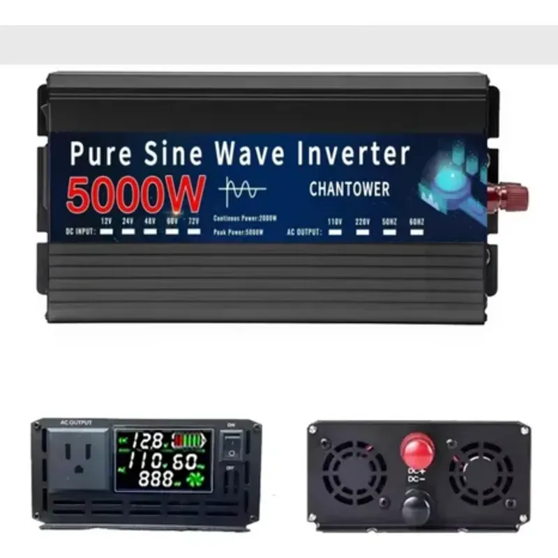 INVERSOR DE ONDA PURA CON CARGADOR DE 12V