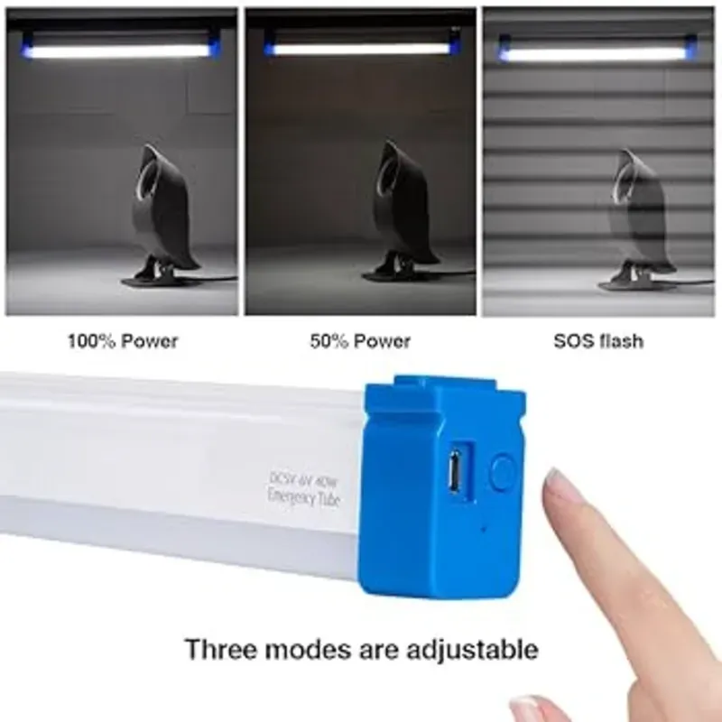 LÁMPARA RECARGABLE LED TUBULAR