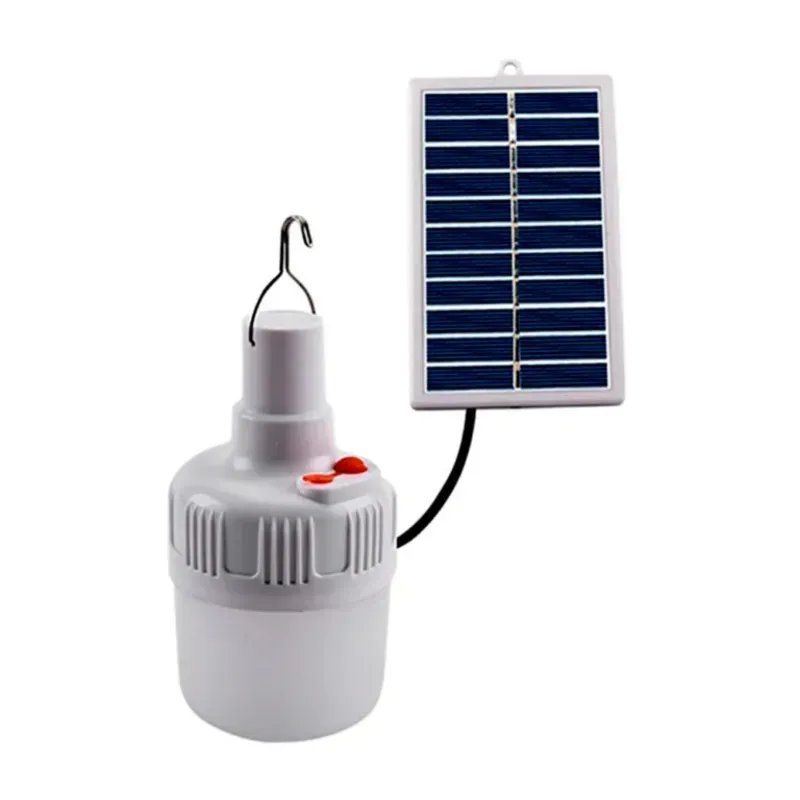 LÁMPARA RECARGABLE PORTÁTIL 80W + PANEL SOLAR