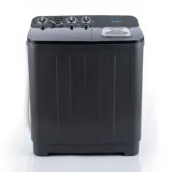 LAVADORA 7KG SEMIAUTOMÁTICA MILEXUS NEGRA (LHZ)