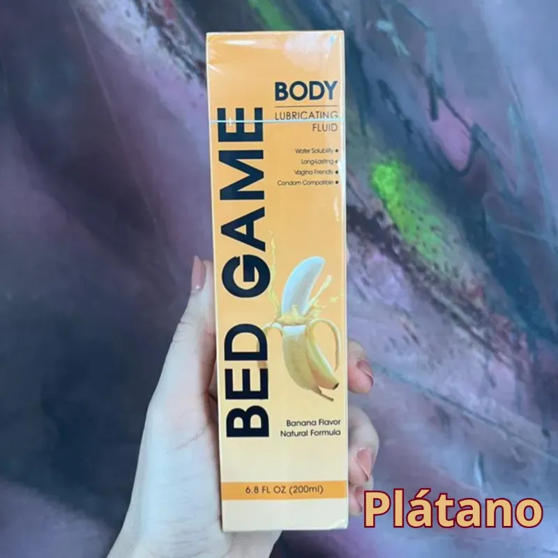 Lubricante 200 ml a base de agua - Sabor Plátano