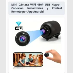 MINI CÁMARA DE SEGURIDAD 480P X5 (GyS)