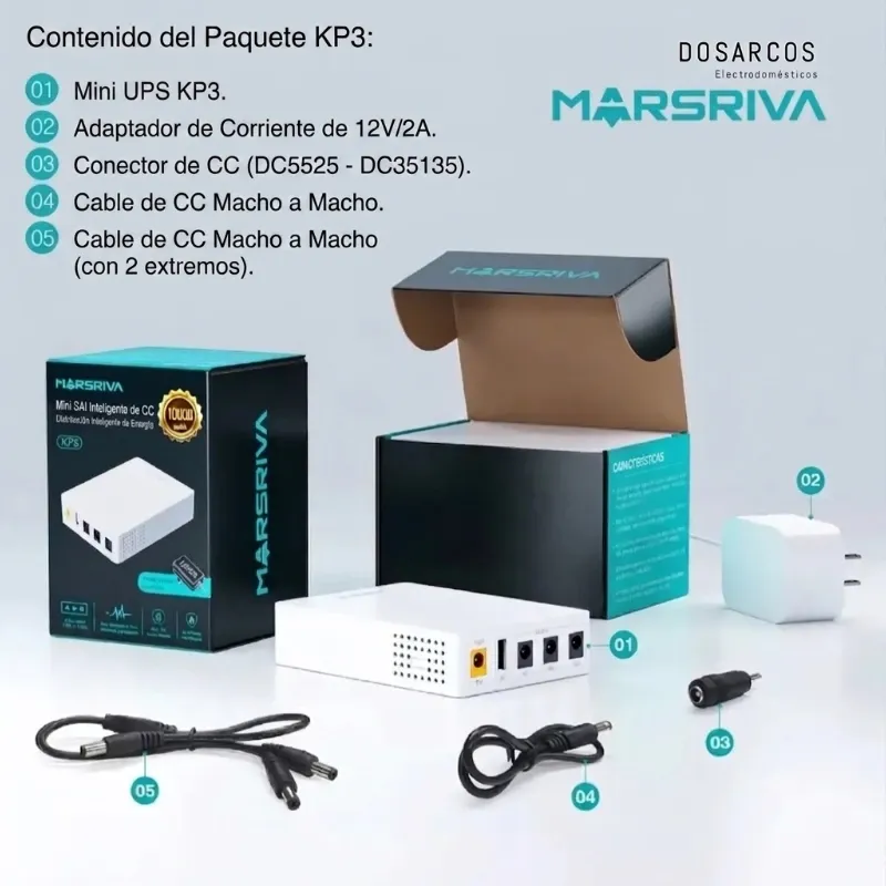 MINI UPS KP3 10 MIL MAH - RESPALDO PARA ROUTER (VPT)