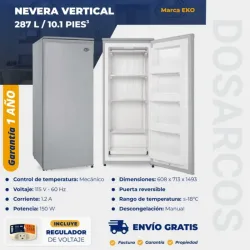 NEVERA 10.1 PIES VERTICAL EKO (FAD)