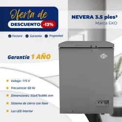 NEVERA 3.5 PIES EKO (FAD)
